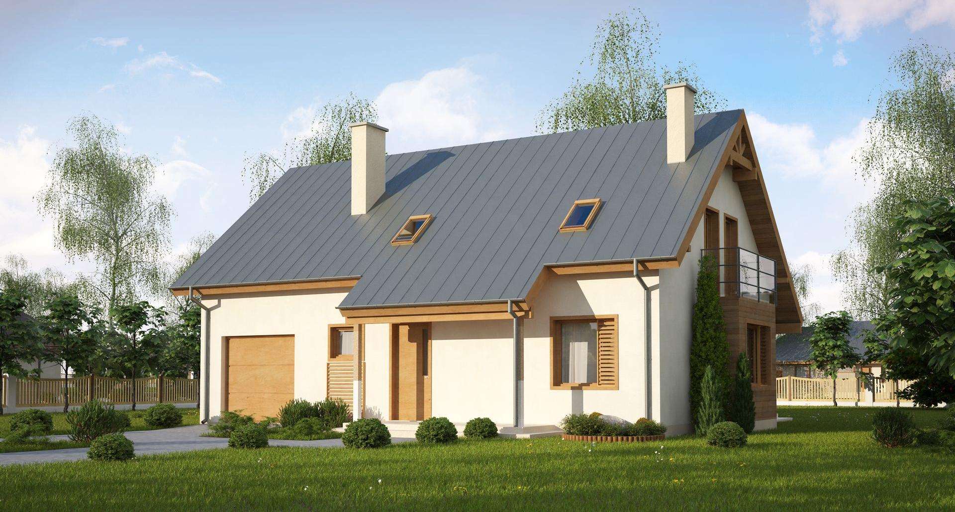 Casă cu mansardă 140 mp utili, un dormitor, 2 băi