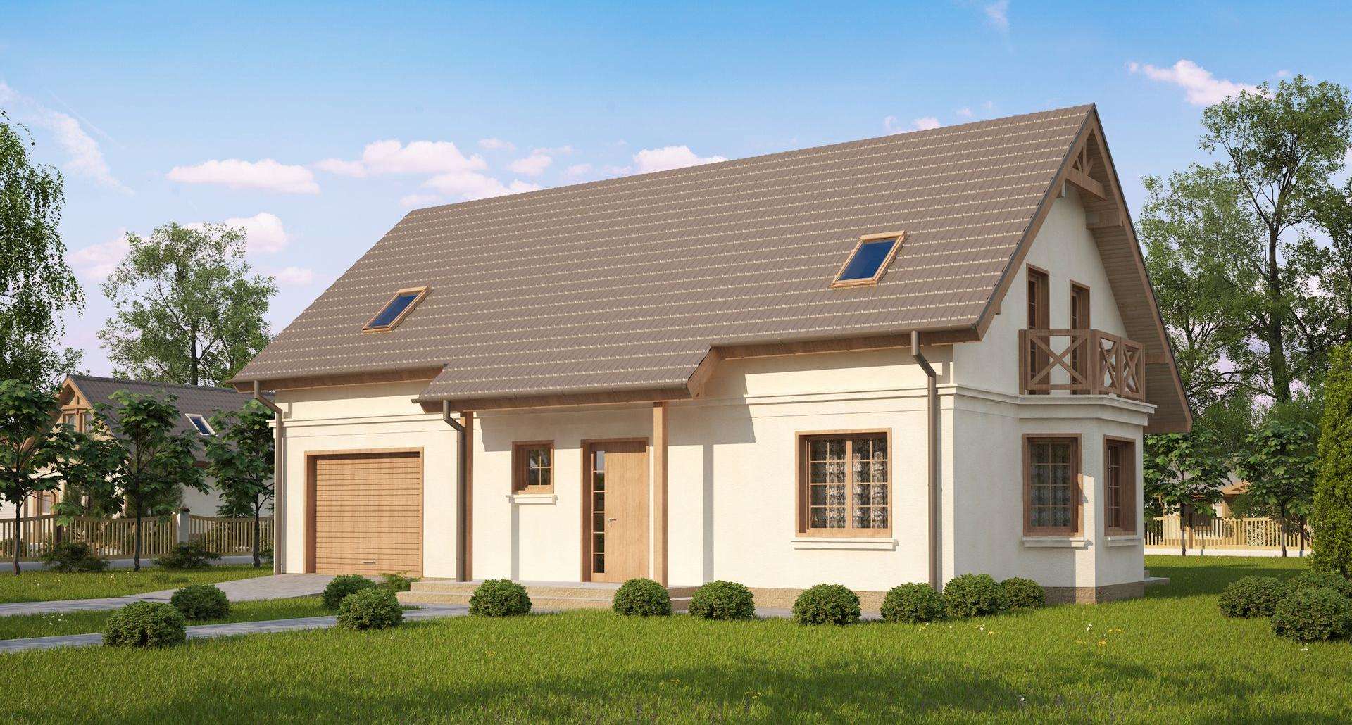 Casă cu mansardă 151 mp utili, un dormitor, 2 băi