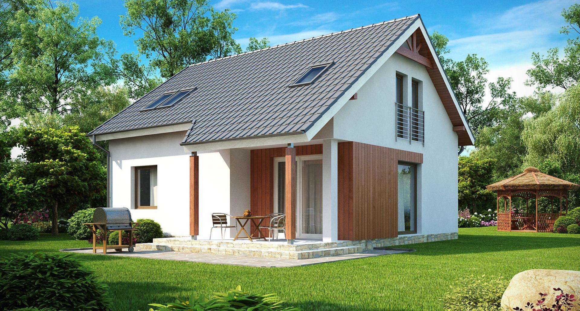 Casă cu mansardă 87 mp utili, un dormitor, 2 băi