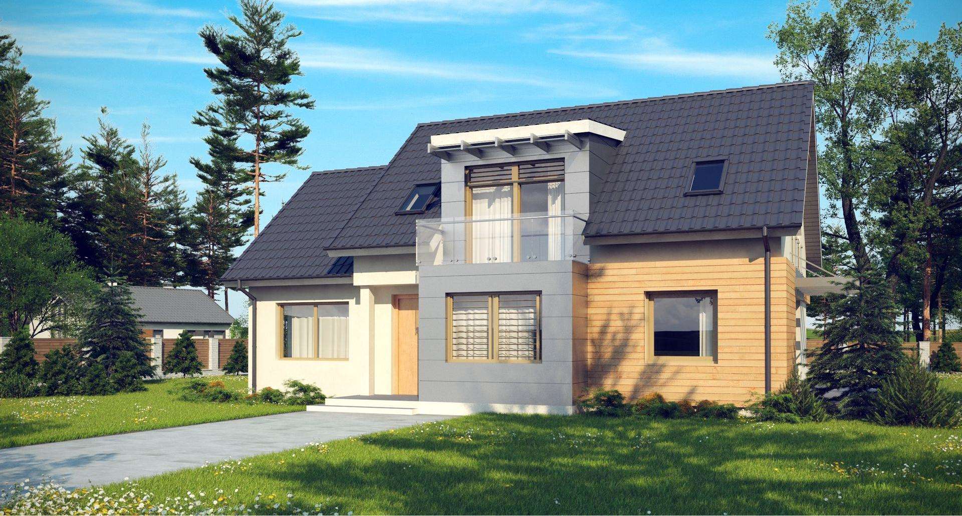 Casă cu mansardă 147 mp utili, un dormitor, o baie