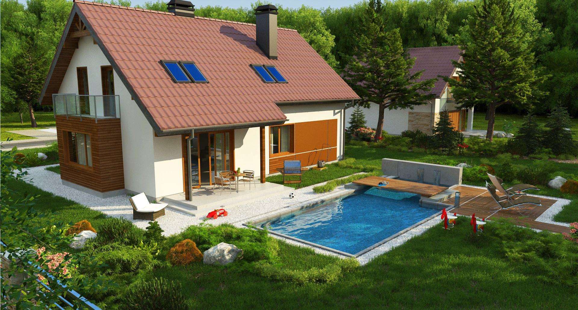 Casă cu mansardă 133 mp utili, un dormitor, 3 băi