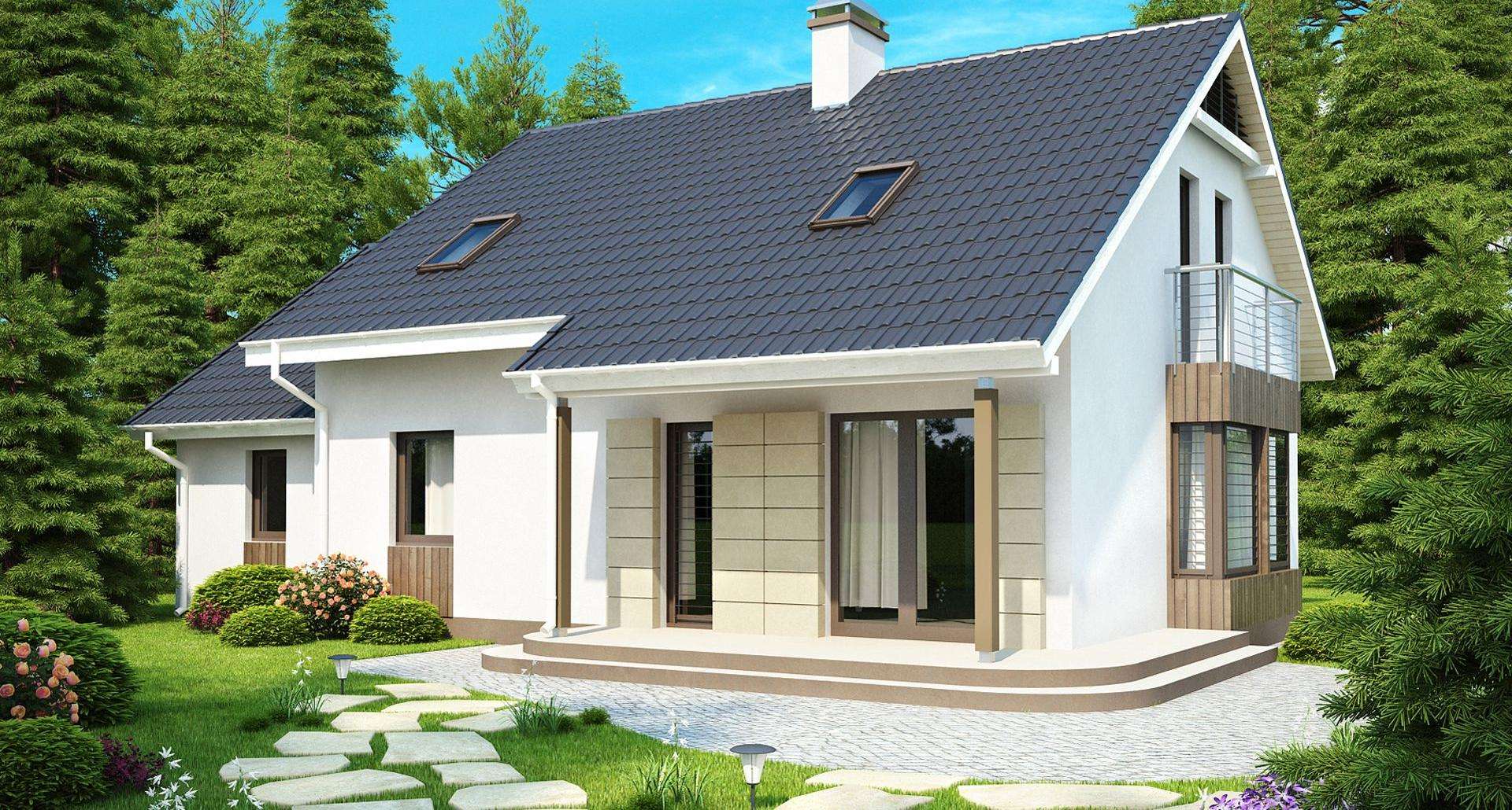 Casă cu mansardă 136 mp utili, un dormitor, 2 băi