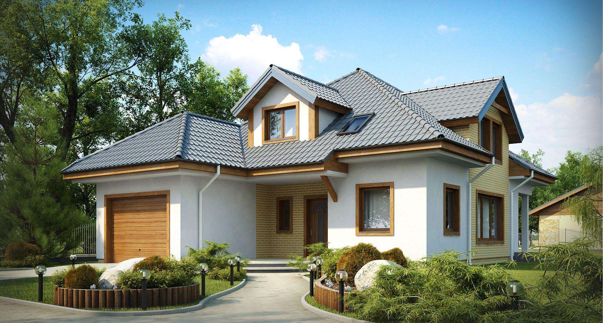 Casă cu mansardă 134 mp utili, un dormitor, 2 băi