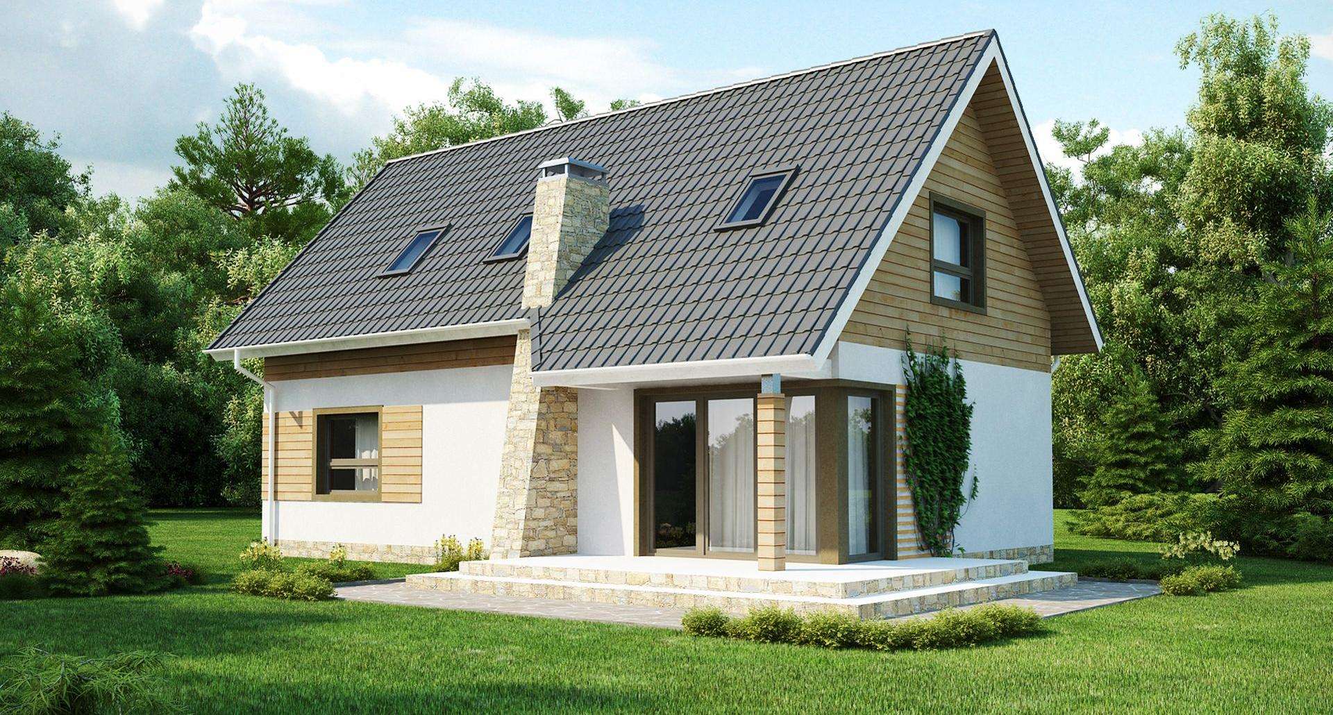 Casă cu mansardă 121 mp utili, un dormitor, 3 băi