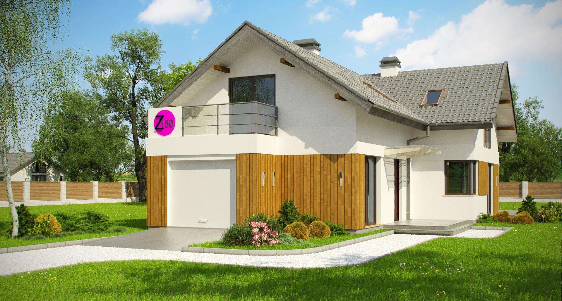 Casă cu mansardă 129 mp utili, un dormitor, 2 băi