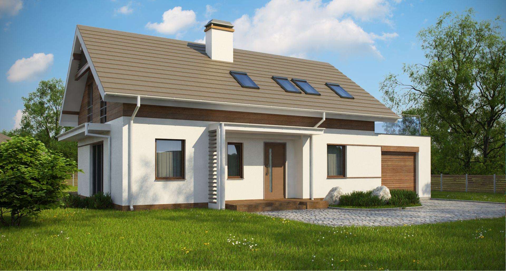Casă cu mansardă 121 mp utili, un dormitor, 3 băi