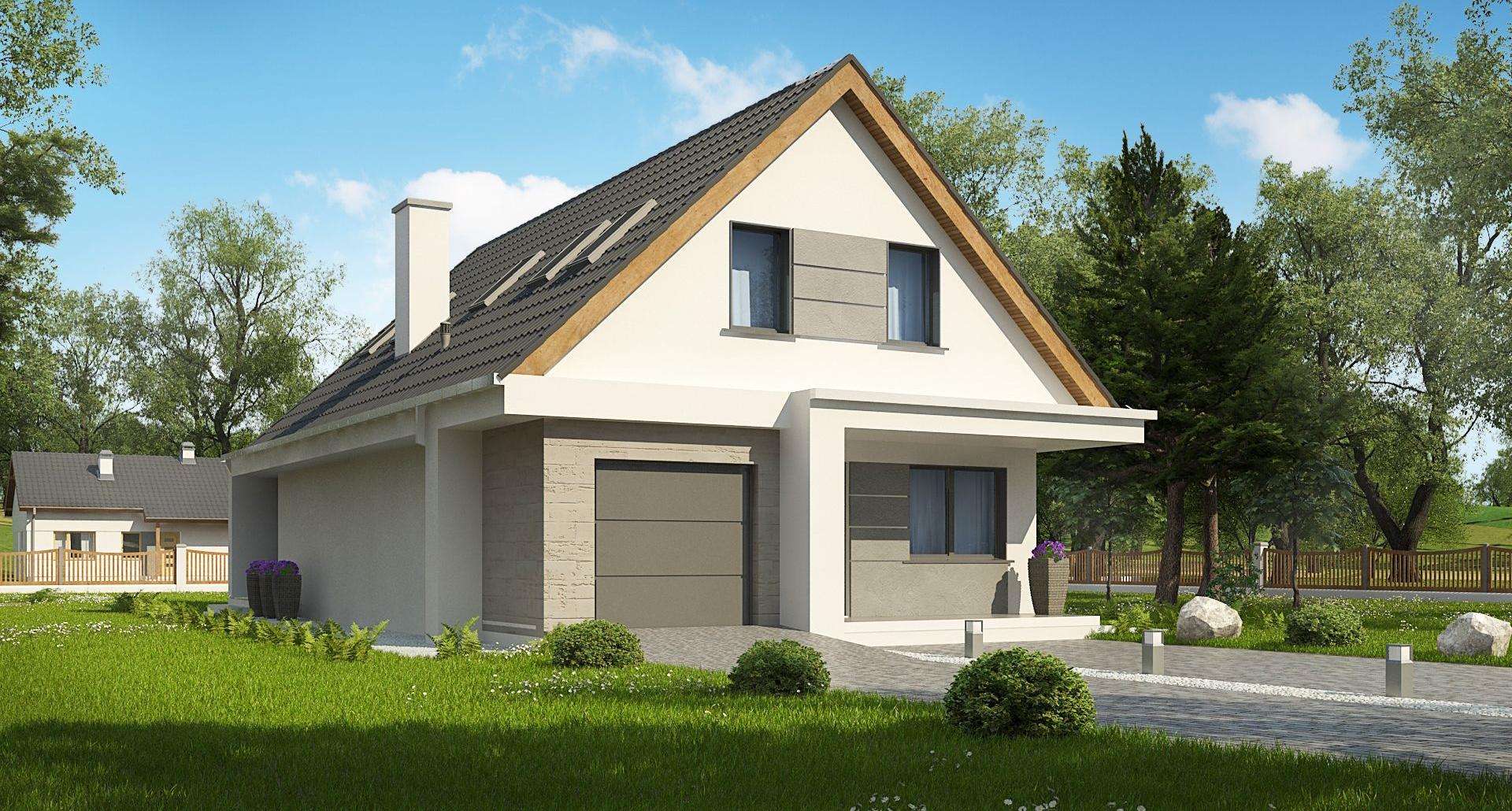 Casă cu mansardă 149 mp utili, un dormitor, 2 băi