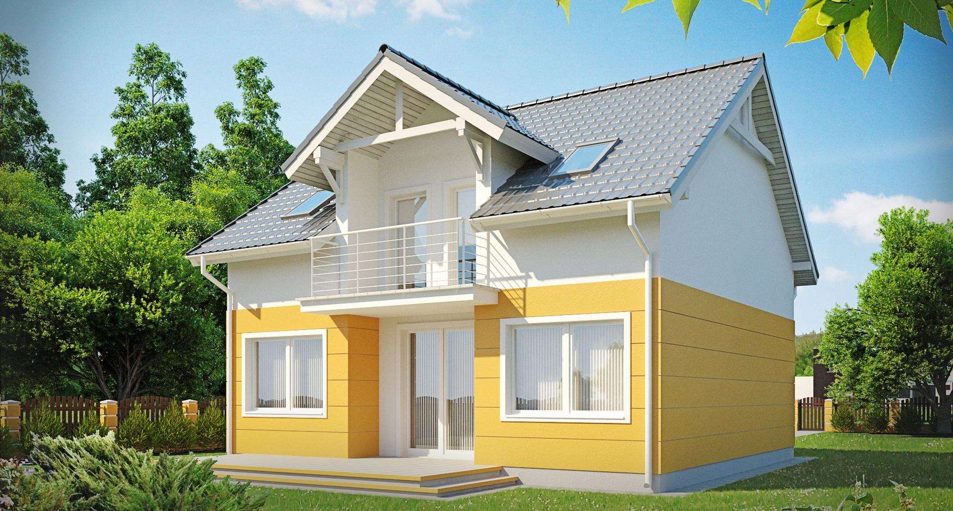 Casă cu mansardă 119 mp utili, un dormitor, 2 băi