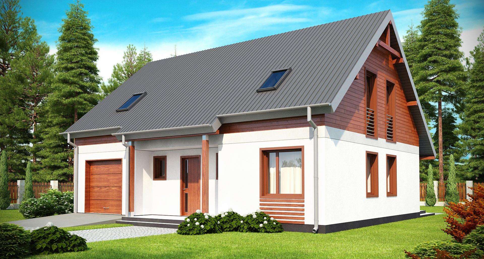 Casă cu mansardă 130 mp utili, un dormitor, 2 băi
