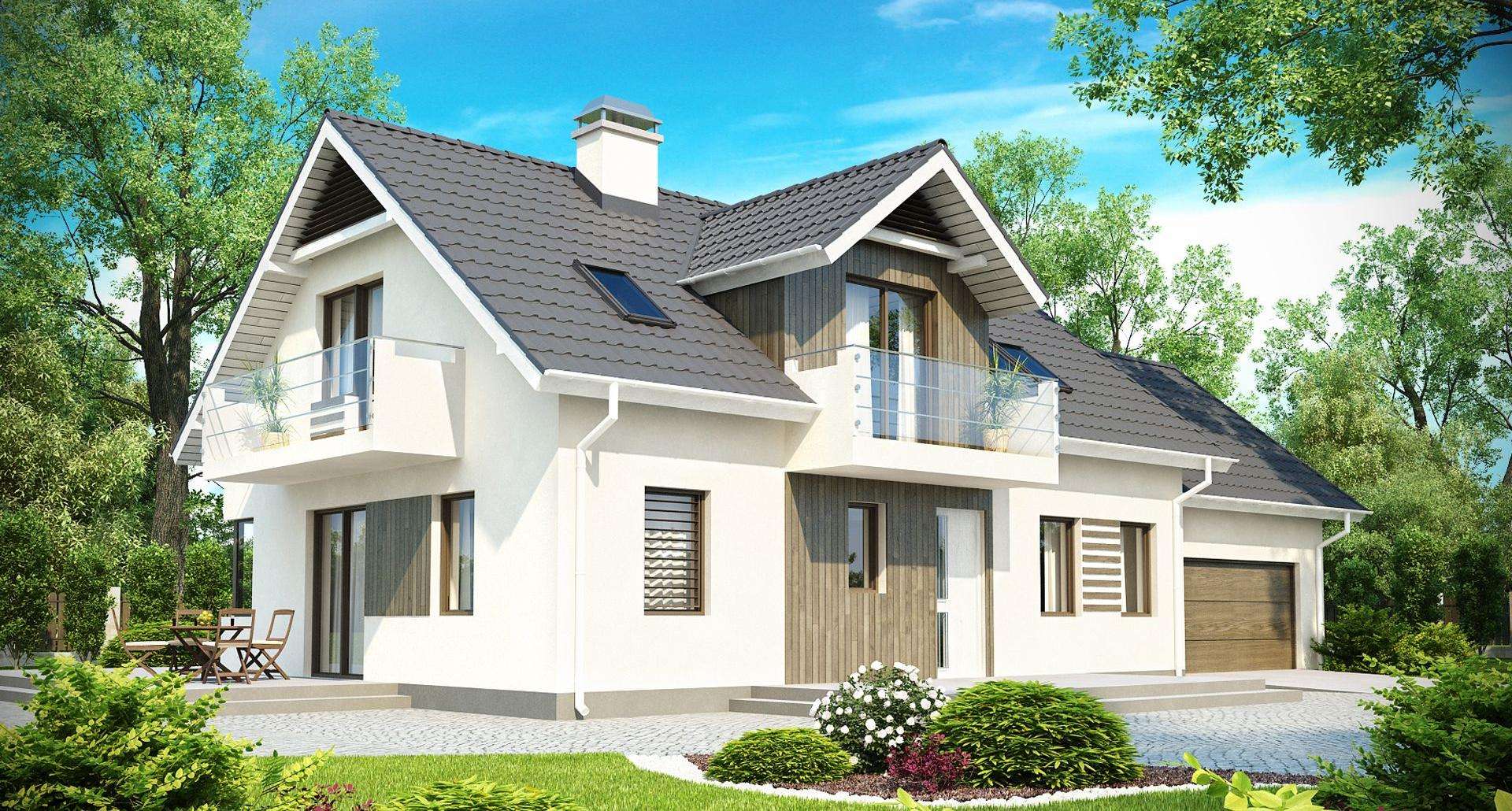 Casă cu mansardă 180 mp utili, un dormitor, 2 băi