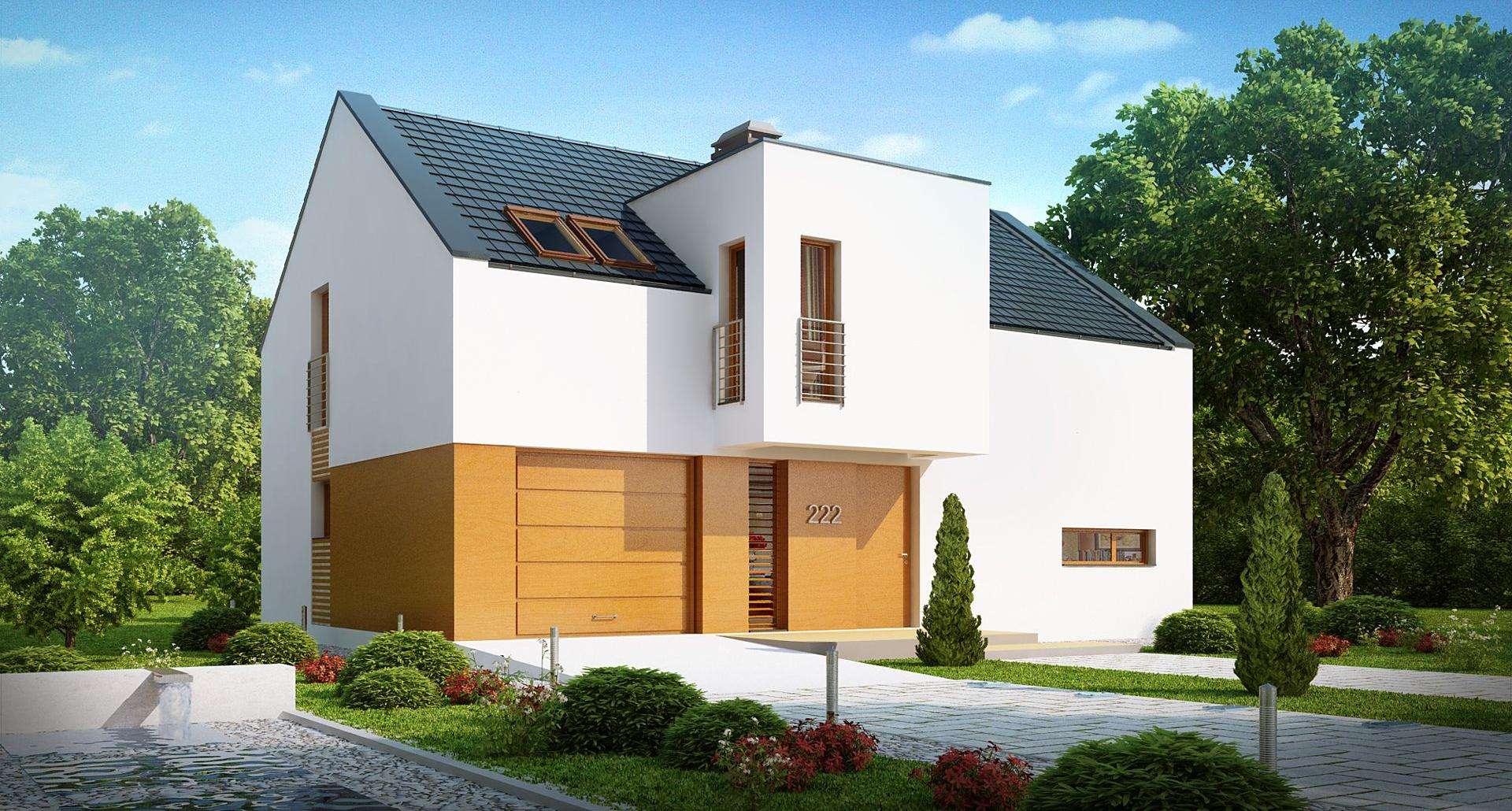 Casă cu mansardă 126 mp utili, un dormitor, 2 băi