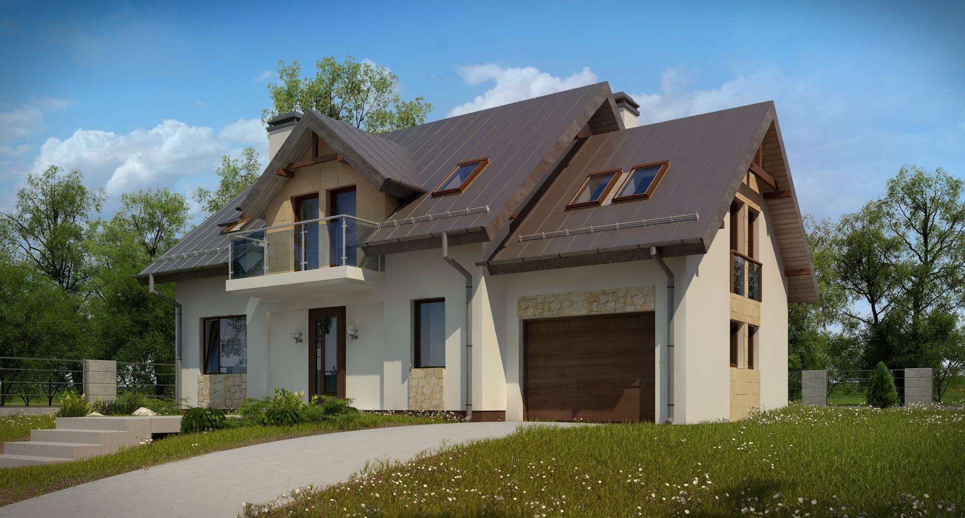 Casă cu mansardă 142 mp utili, un dormitor, 2 băi