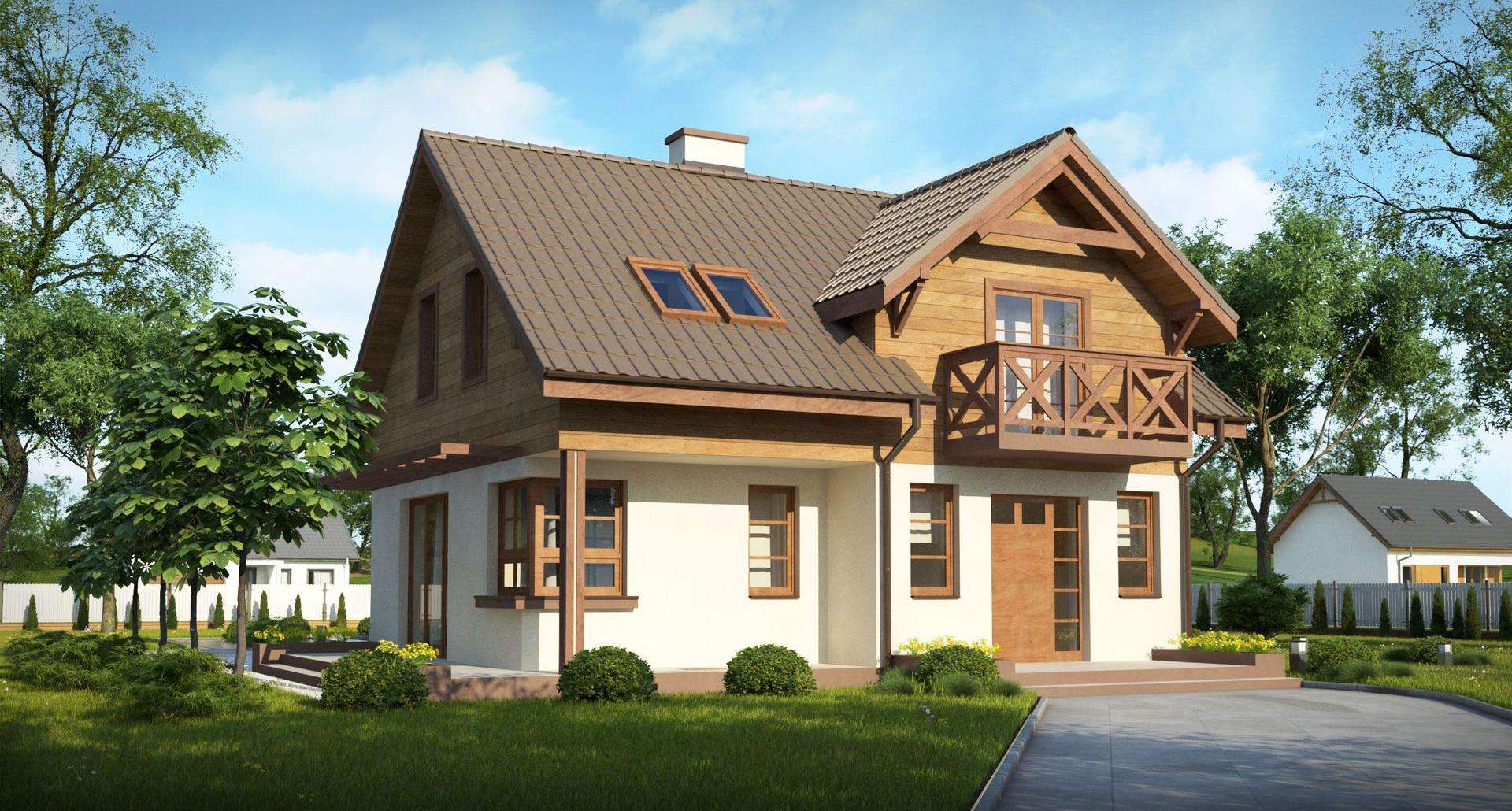 Casă cu mansardă 97 mp utili, un dormitor, 2 băi