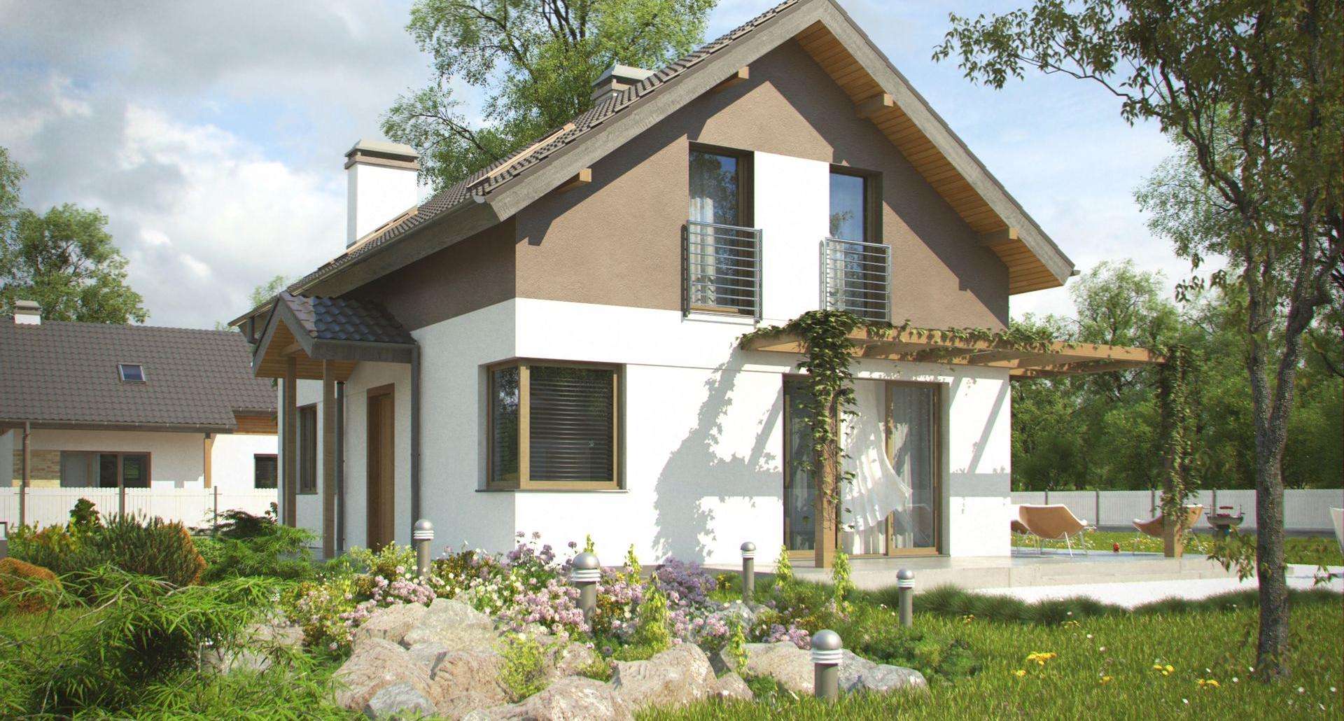 Casă cu mansardă 101 mp utili, un dormitor, o baie