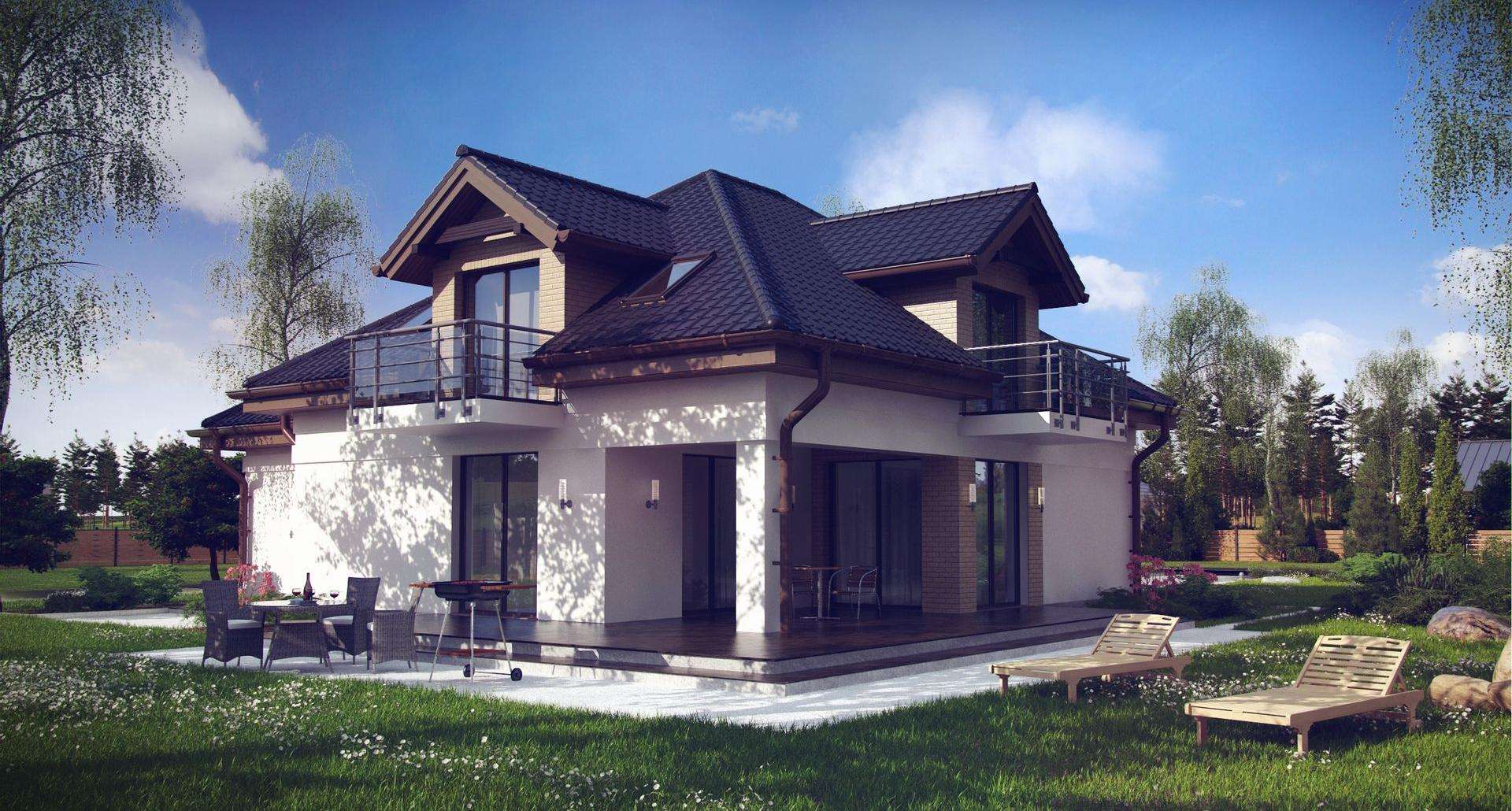 Casă cu mansardă 140 mp utili, un dormitor, 2 băi