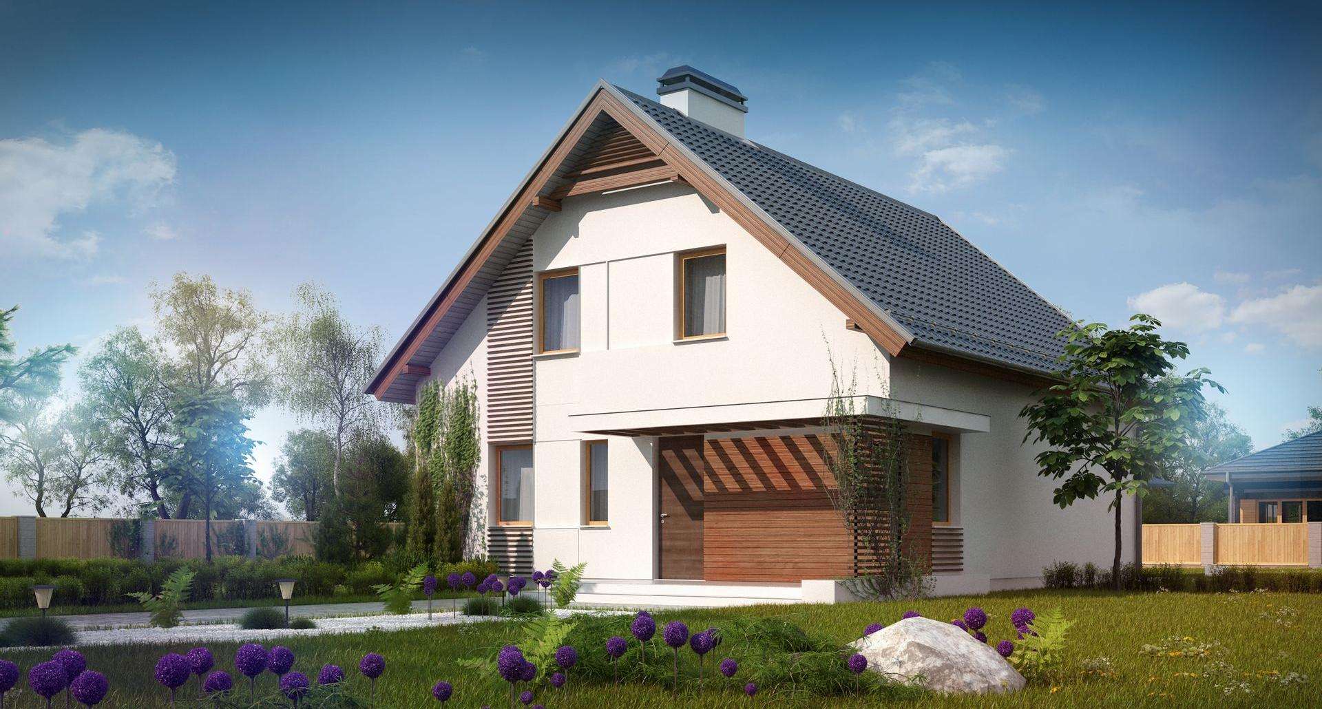 Casă cu mansardă 133 mp utili, un dormitor, 2 băi