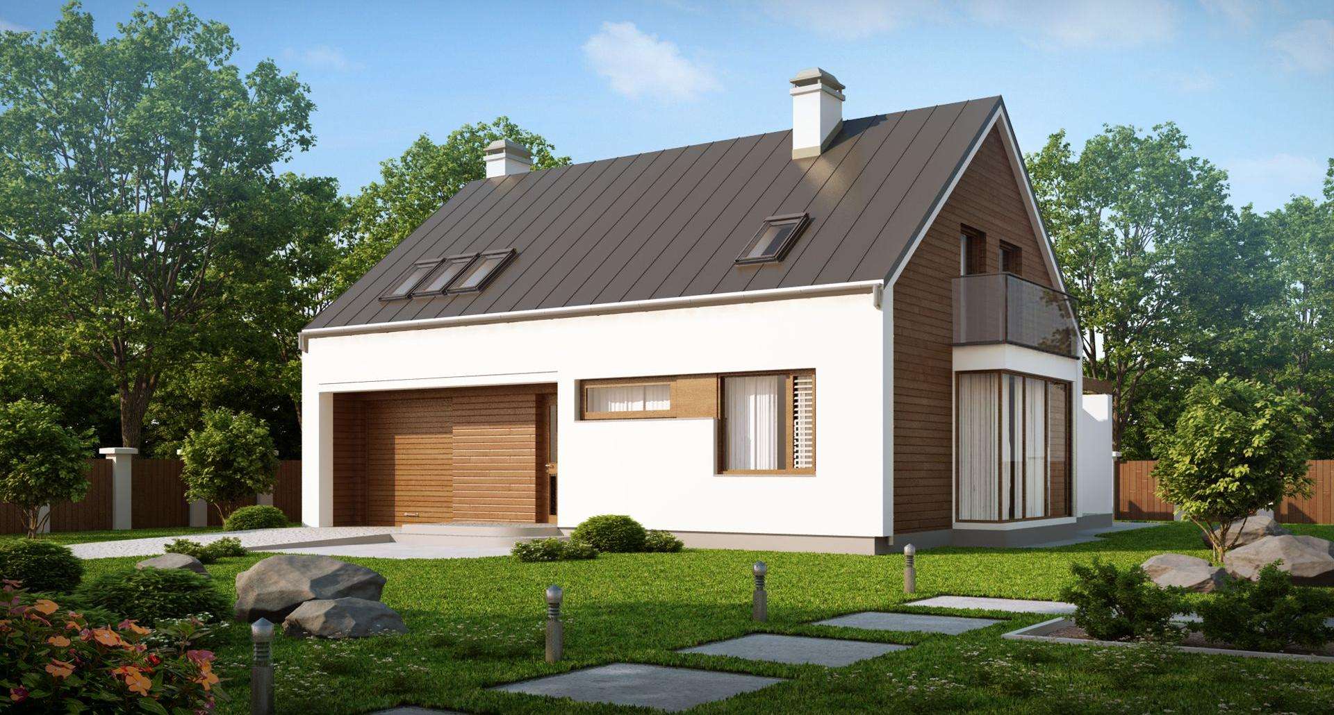 Casă cu mansardă 137 mp utili, un dormitor, 2 băi