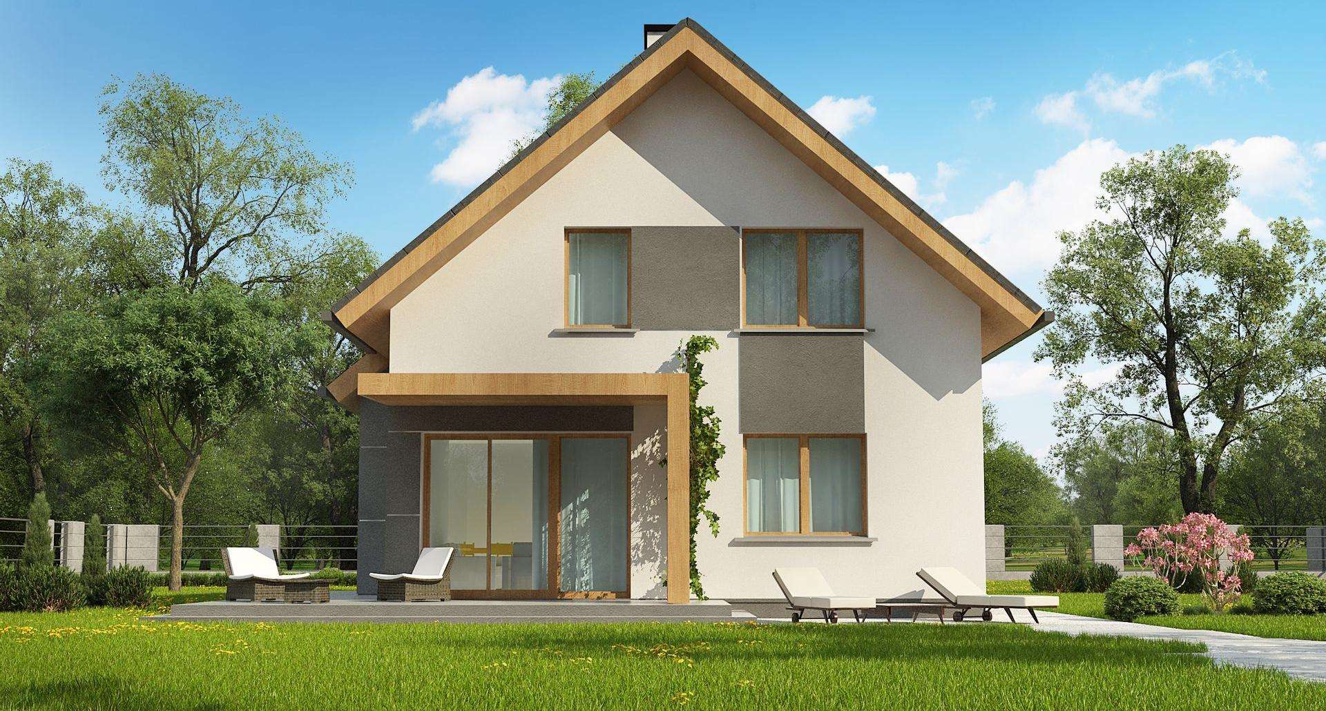 Casă cu mansardă 108 mp utili, un dormitor, 3 băi