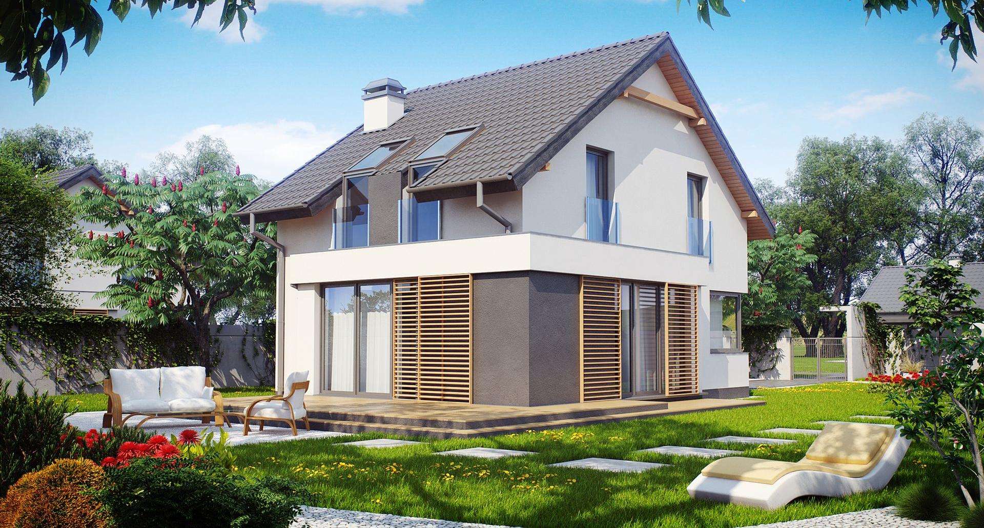 Casă cu mansardă 95 mp utili, un dormitor, o baie