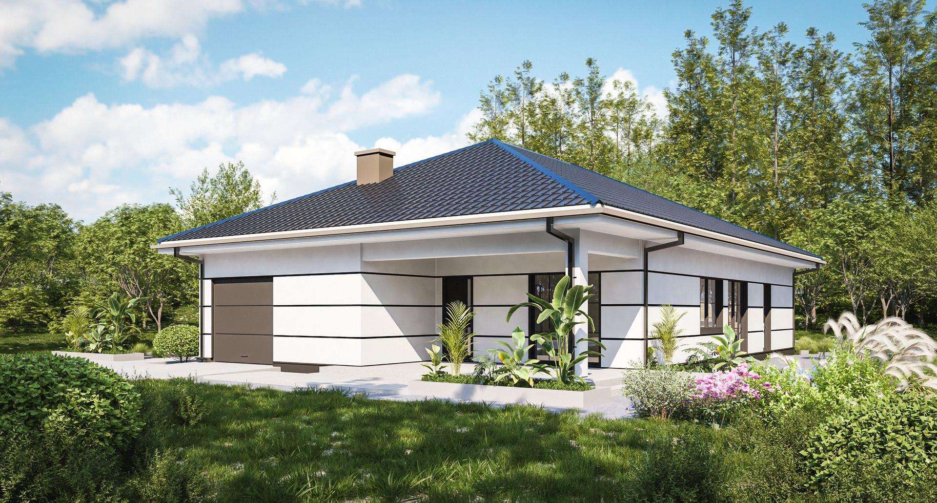 Casă parter 123 mp utili, 3 dormitoare, 2 băi