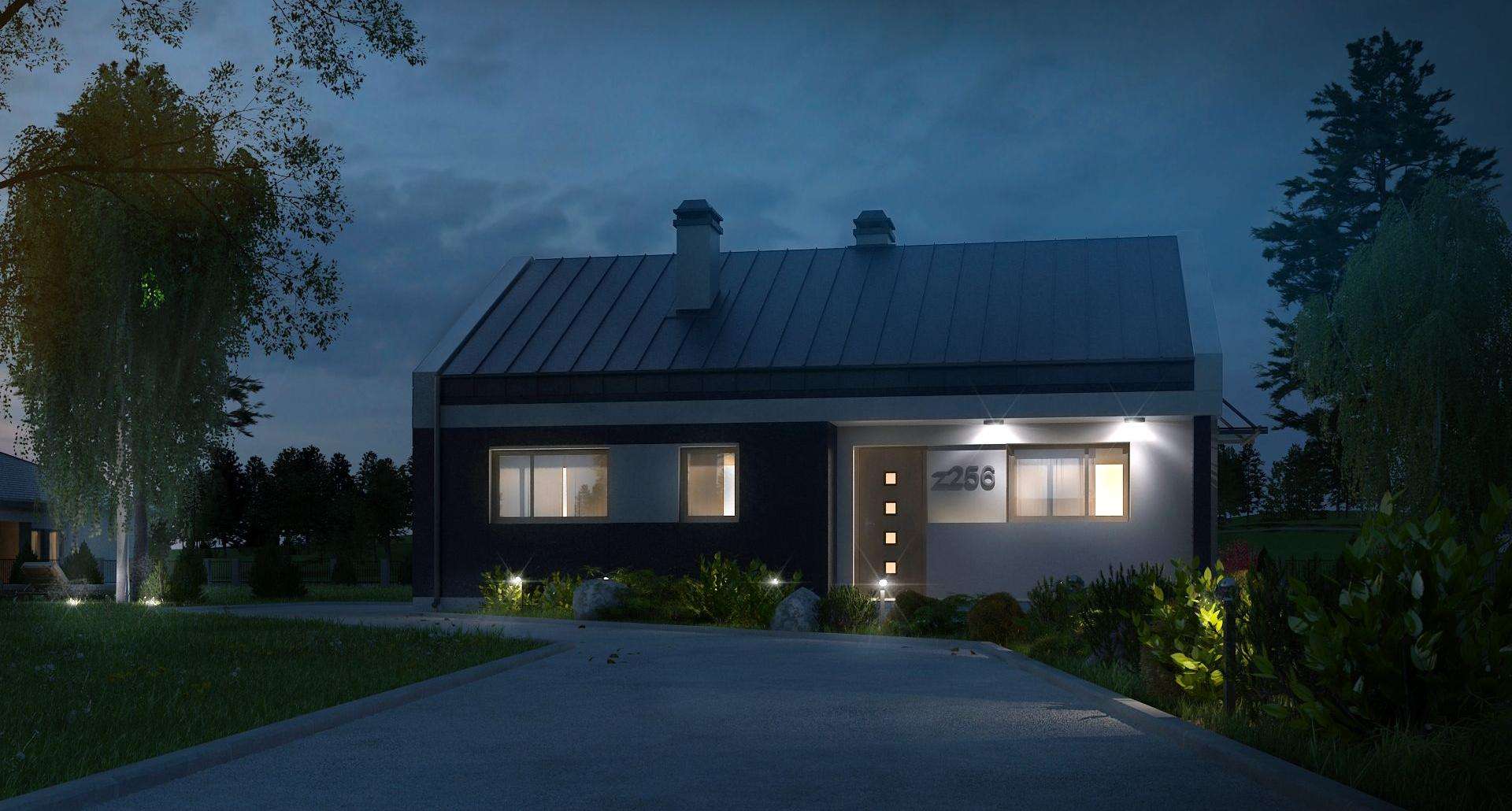 Fatada Casă parter 81 mp utili, 2 dormitoare, o baie