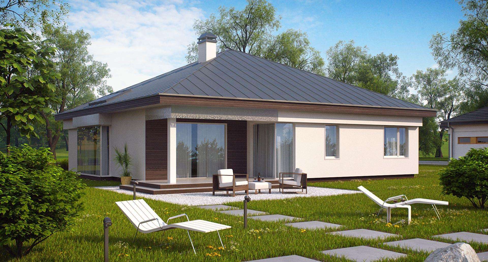 Casă parter 128 mp utili, 3 dormitoare, o baie