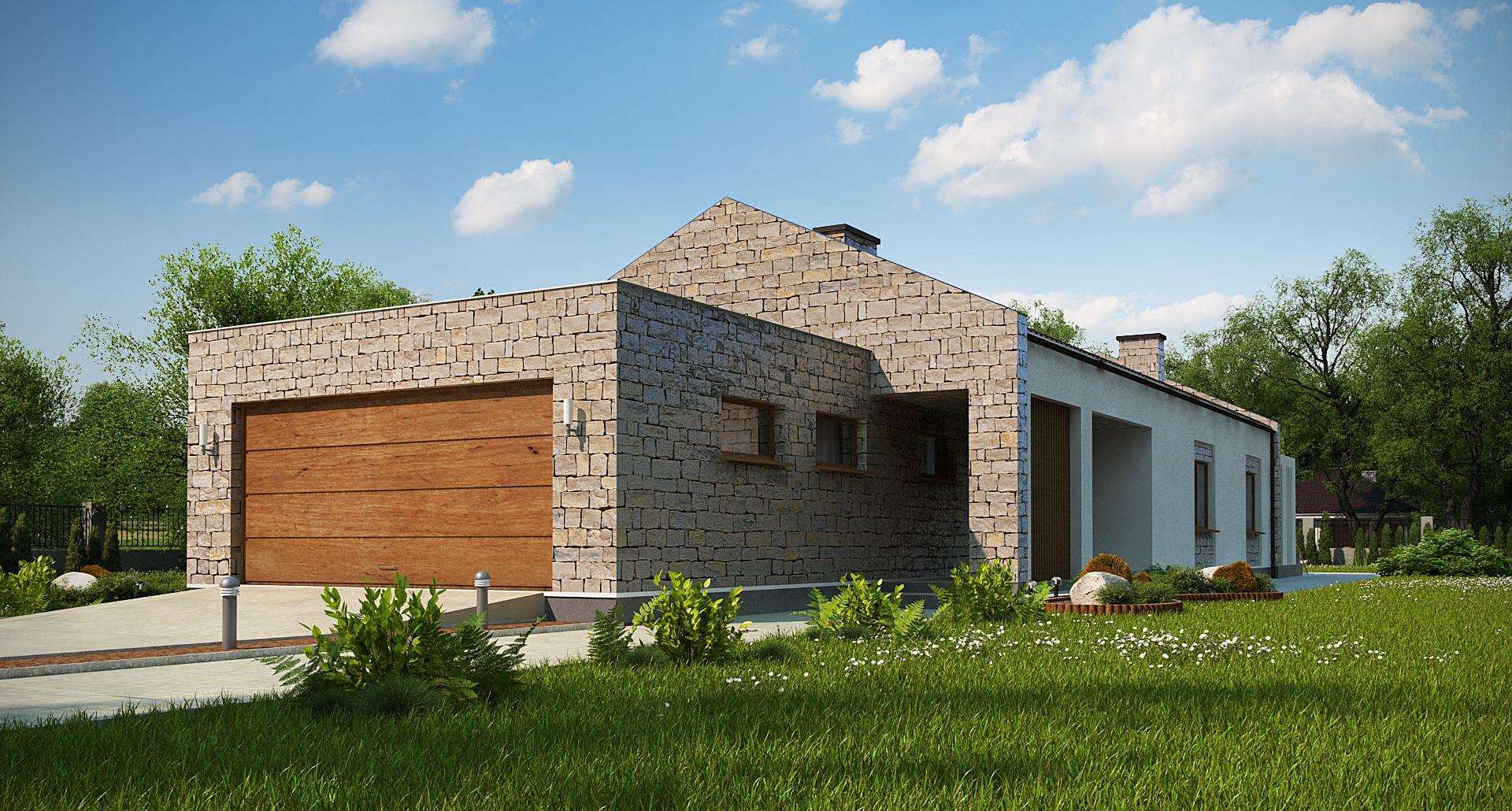 Fatada Casă parter 138 mp utili, 3 dormitoare, o baie