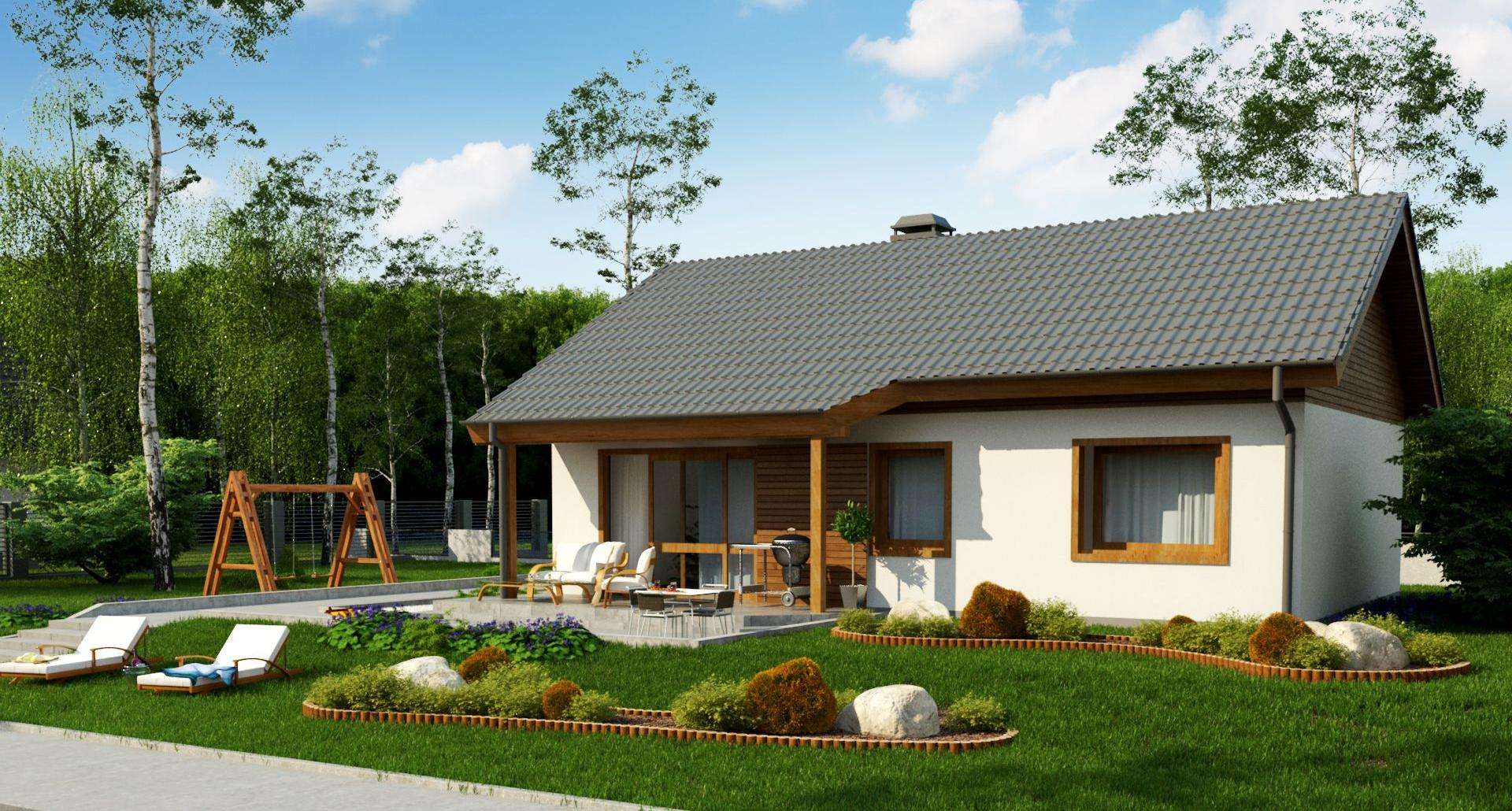 Casă parter 78 mp utili, 3 dormitoare, o baie