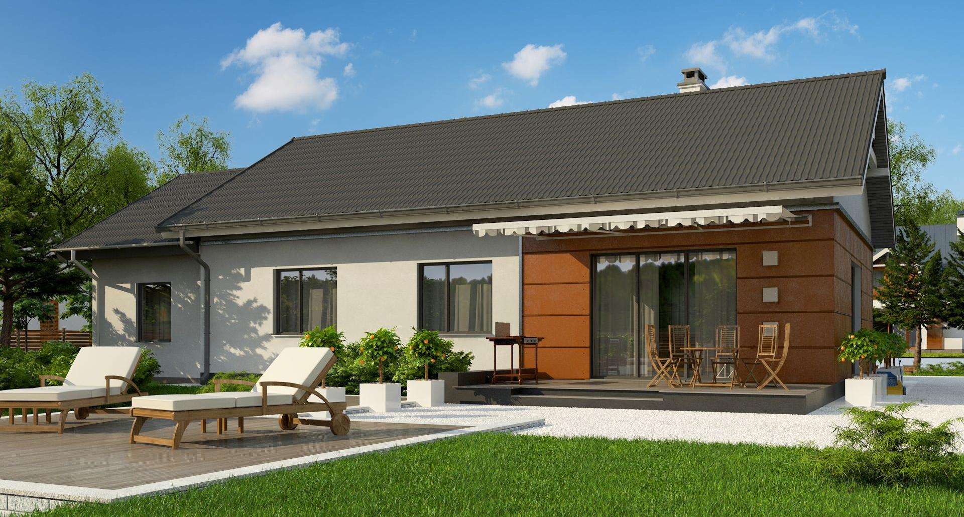 Casă parter 91 mp utili, 3 dormitoare, o baie