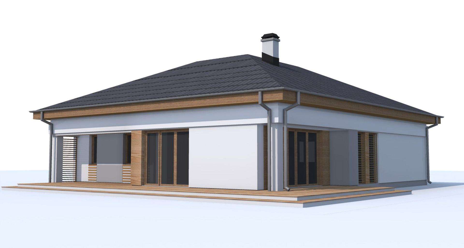 Casă parter 121 mp utili, 3 dormitoare, 3 băi