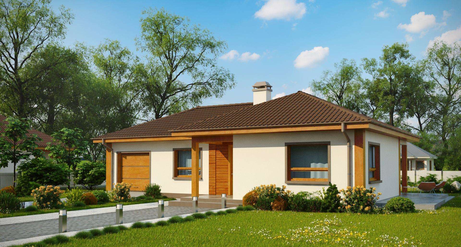 Casă parter 77 mp utili, 3 dormitoare, o baie