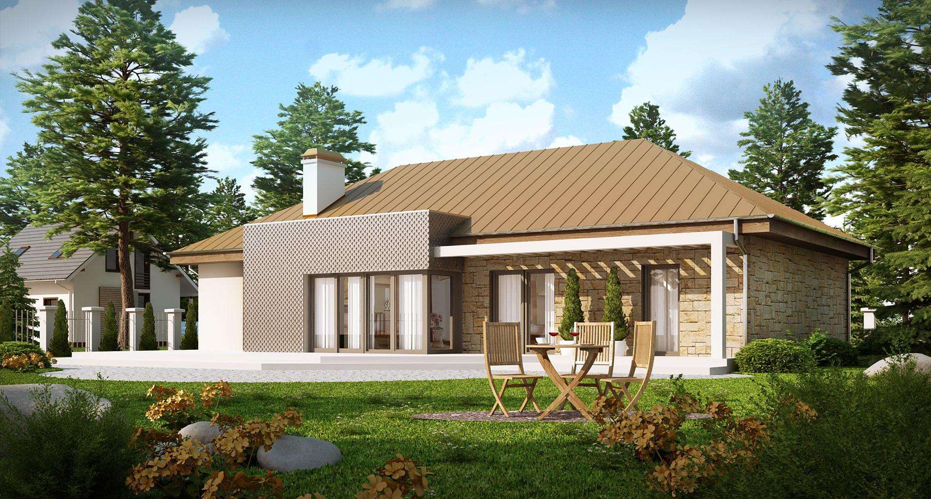 Casă parter 106 mp utili, 3 dormitoare, o baie