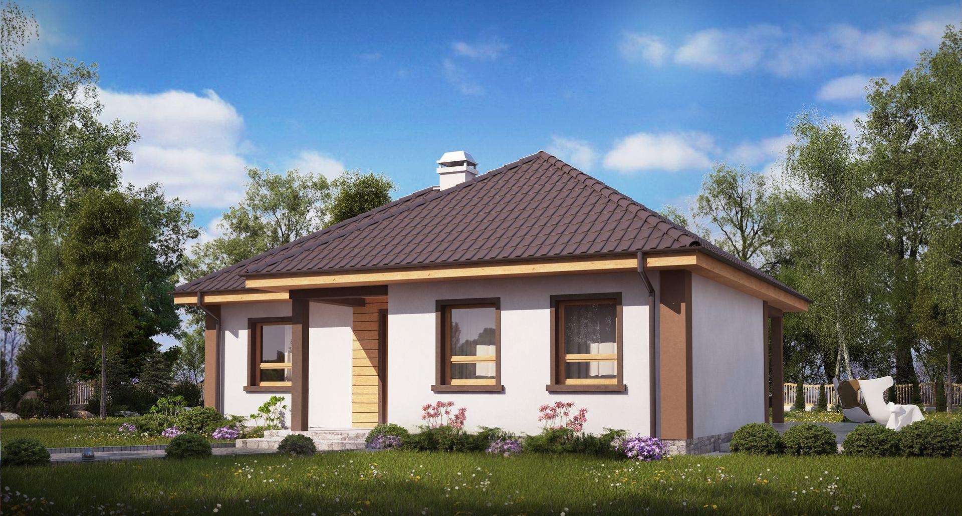 Casă parter 78 mp utili, 3 dormitoare, o baie