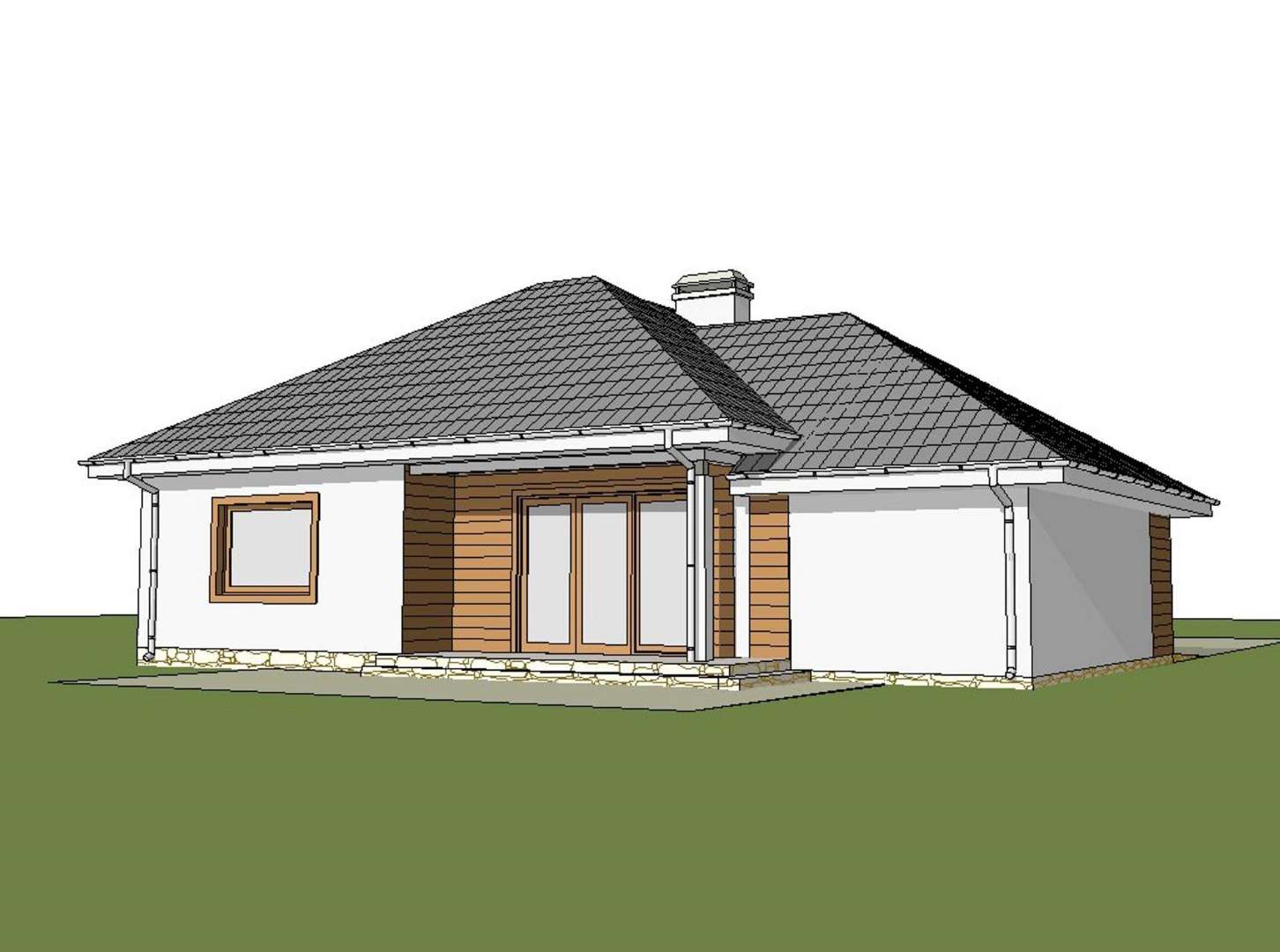 Casă parter 83 mp utili, 2 dormitoare, o baie