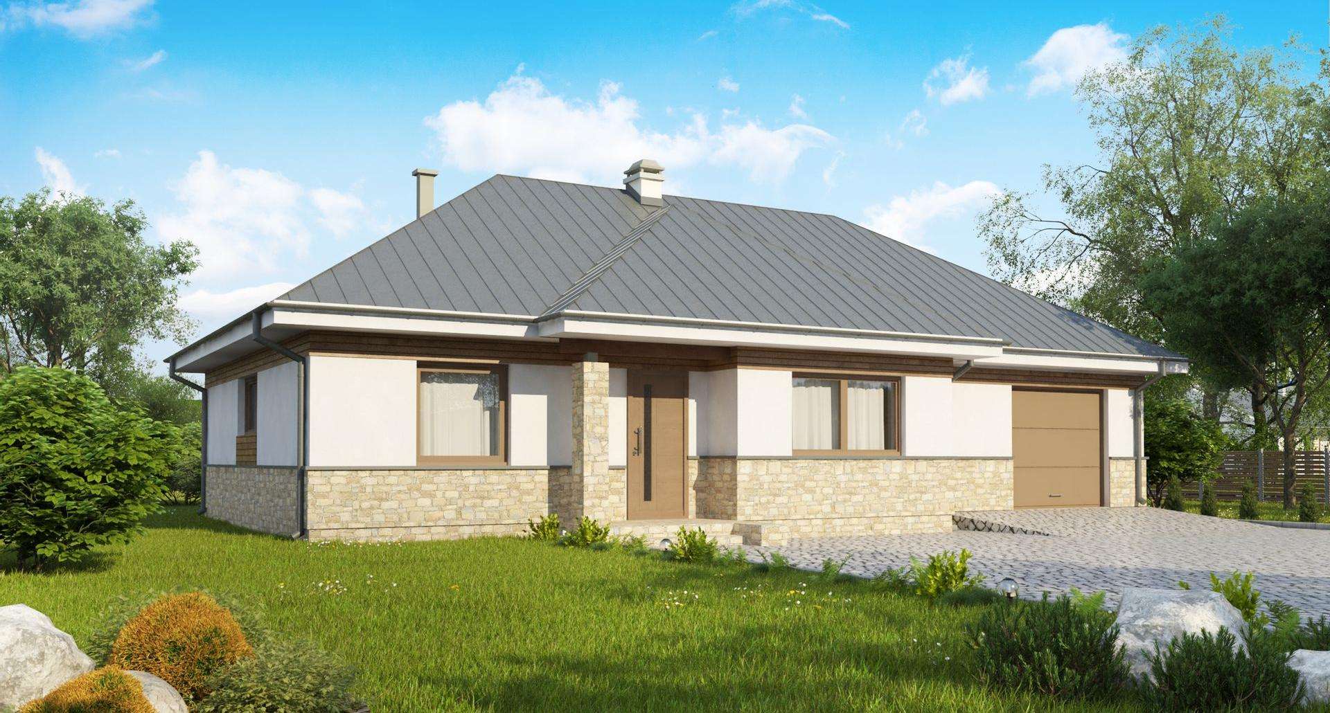 Casă parter 115 mp utili, 3 dormitoare, o baie