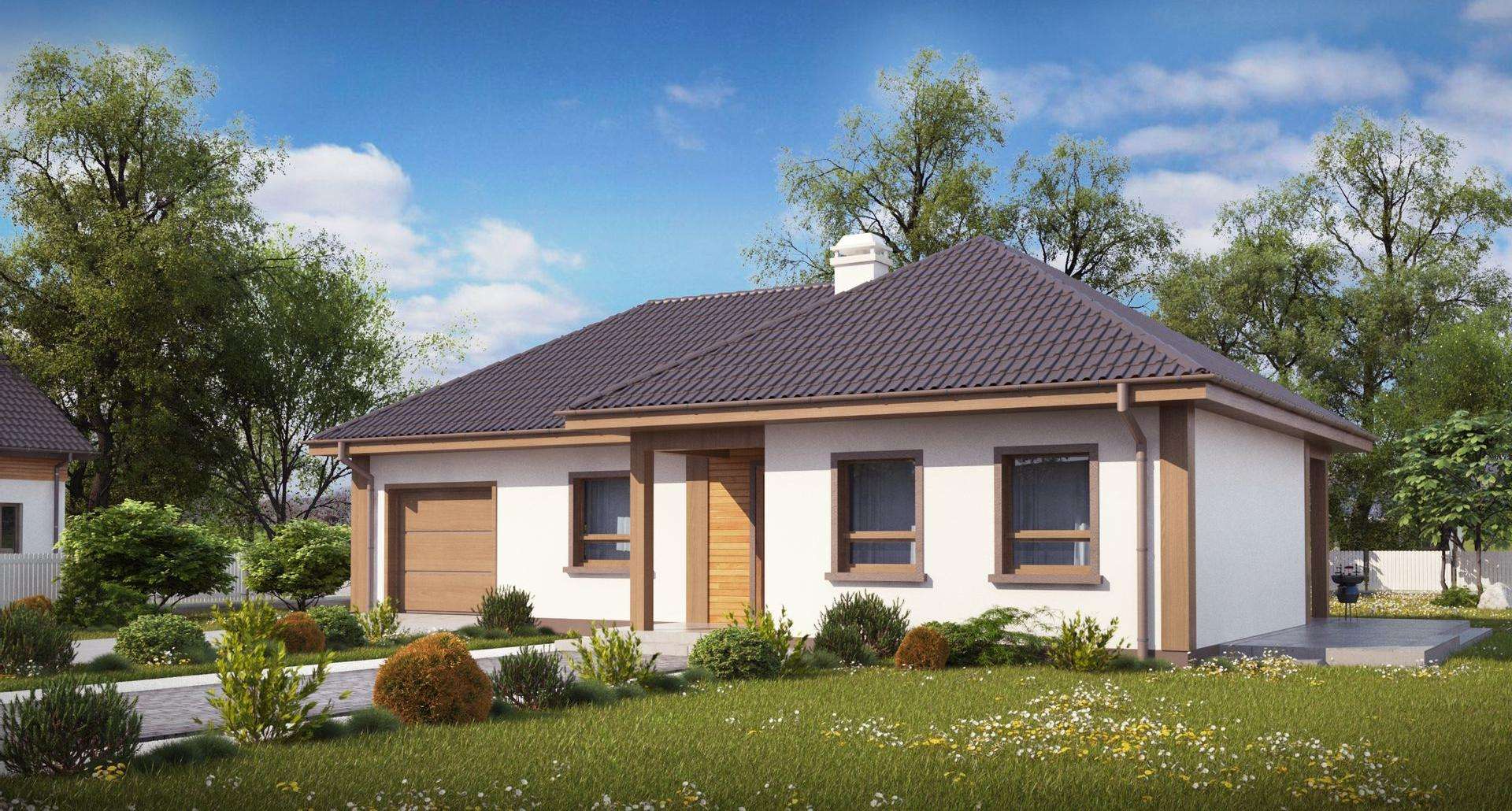 Casă parter 77 mp utili, 3 dormitoare, o baie