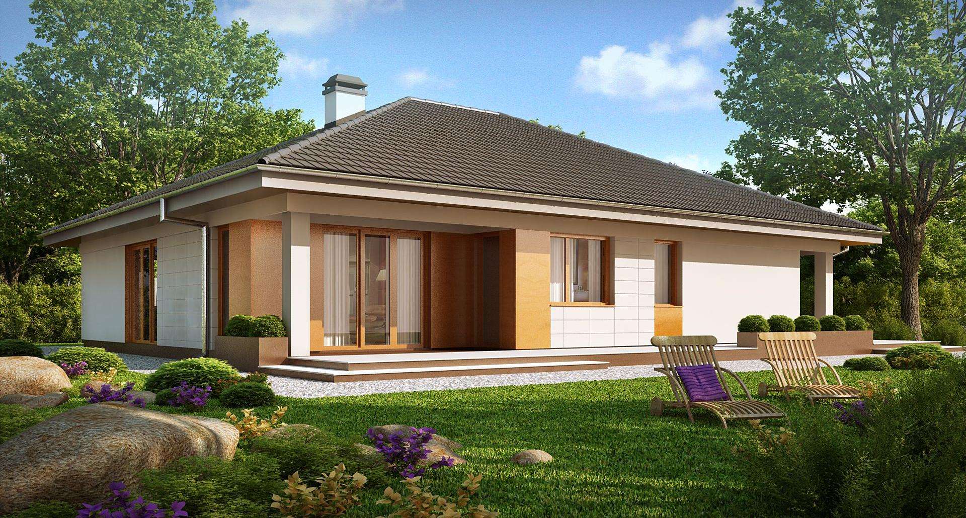 Casă parter 122 mp utili, 3 dormitoare, 2 băi