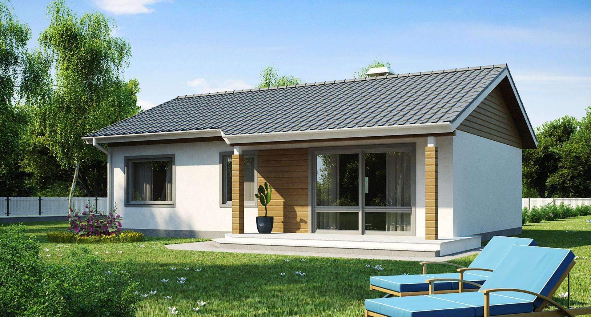 Casă parter 77 mp utili, 3 dormitoare, o baie