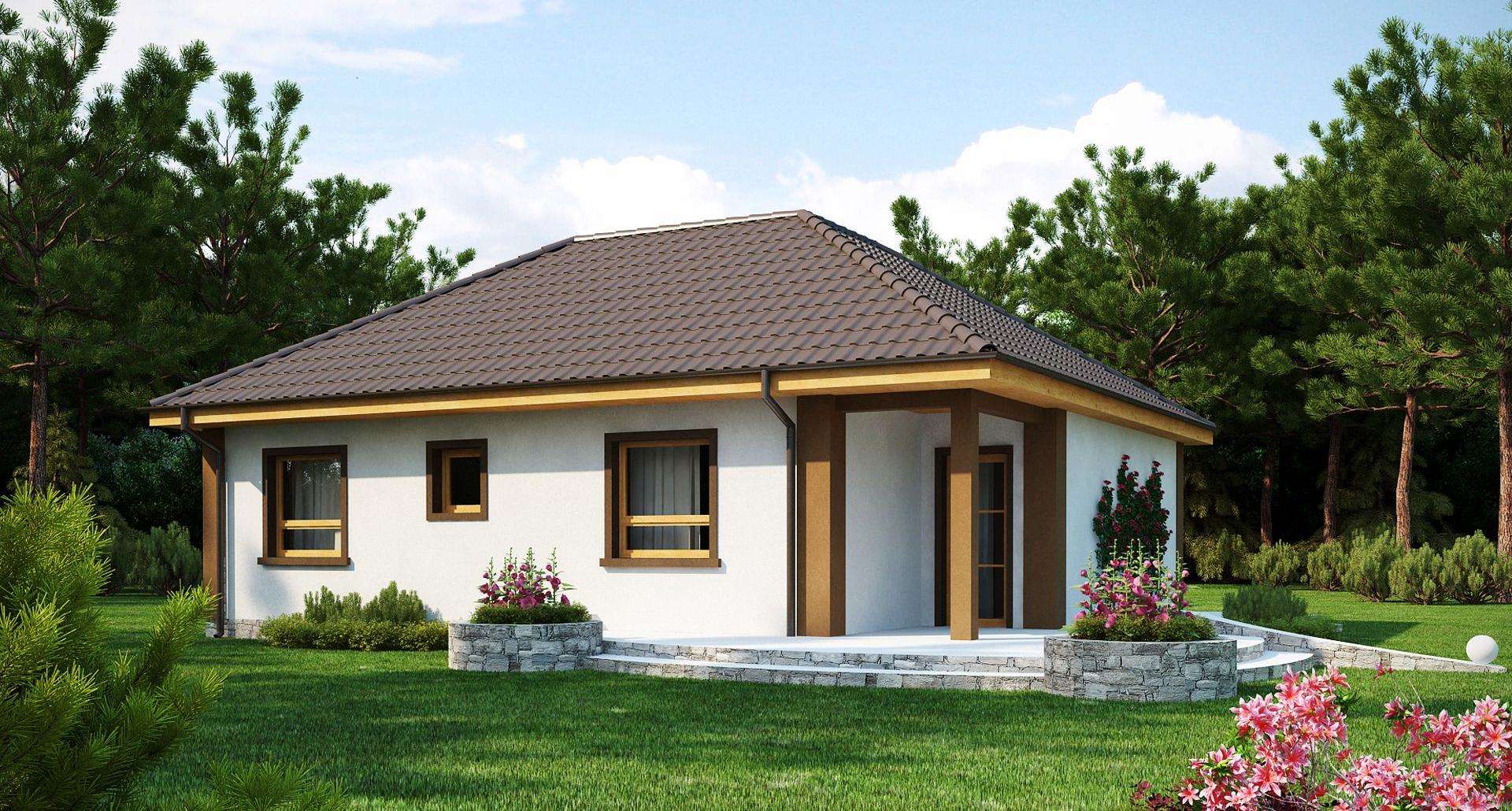 Casă parter 73 mp utili, 3 dormitoare, o baie