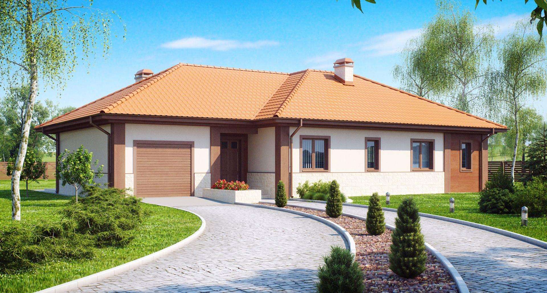 Fatada Casă parter 157 mp utili, 2 dormitoare, o baie