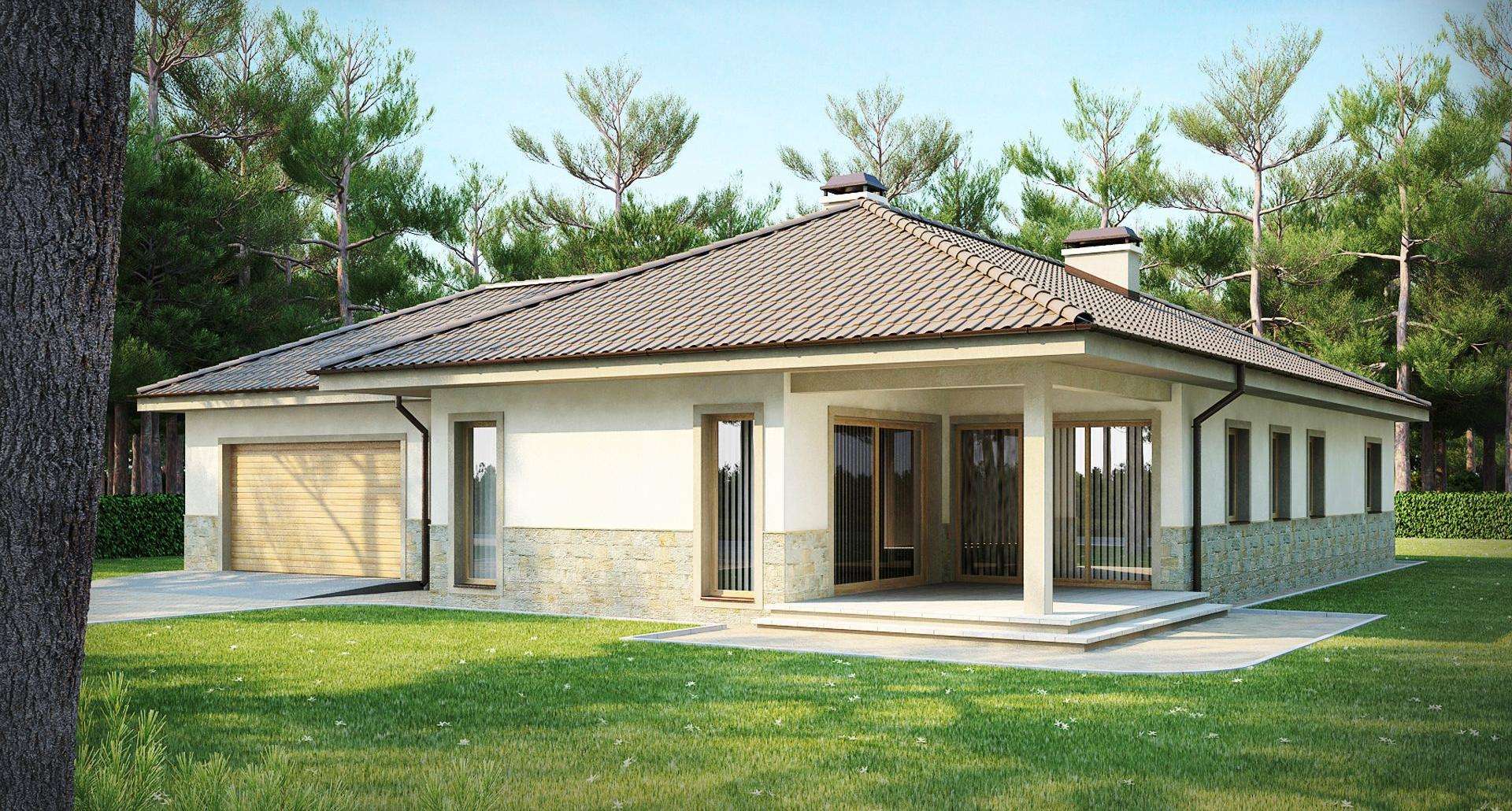 Casă parter 152 mp utili, 3 dormitoare, o baie