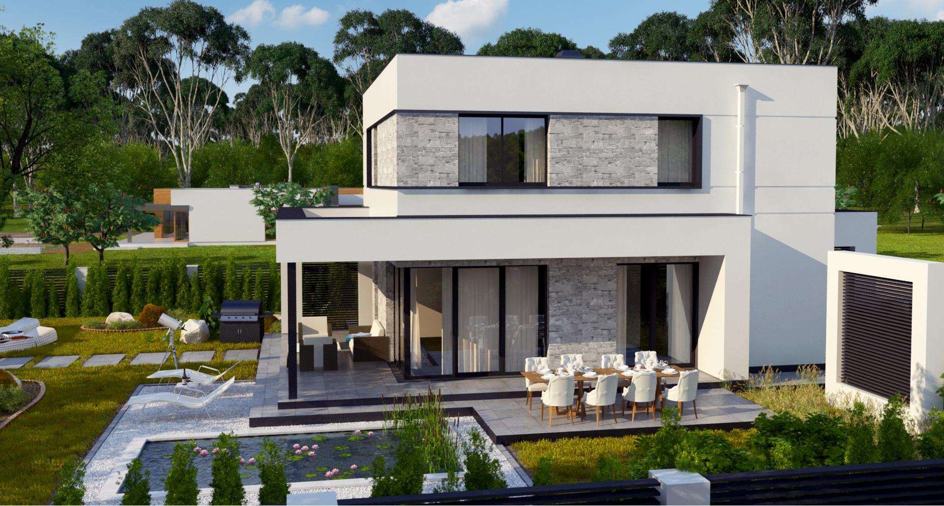Casă cu etaj 118 mp utili, un dormitor, 3 băi