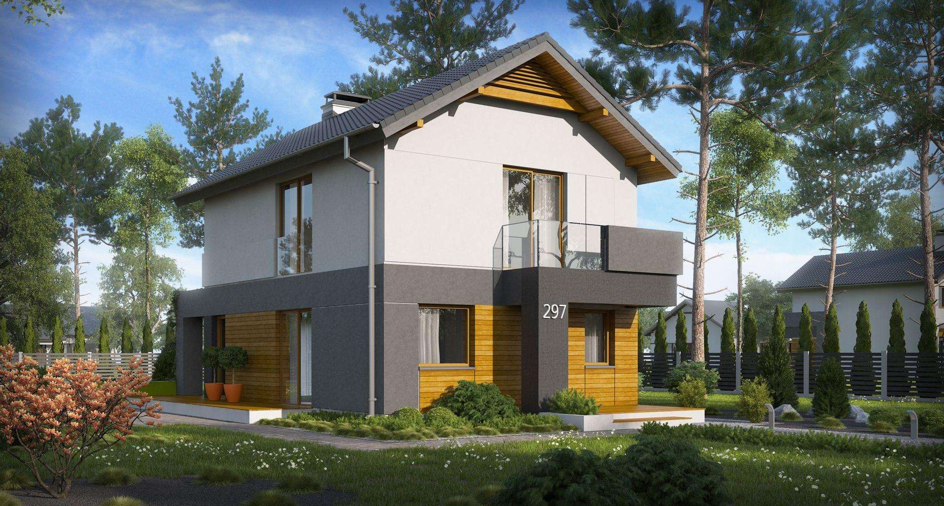 Casă cu etaj 82 mp utili, un dormitor, 2 băi