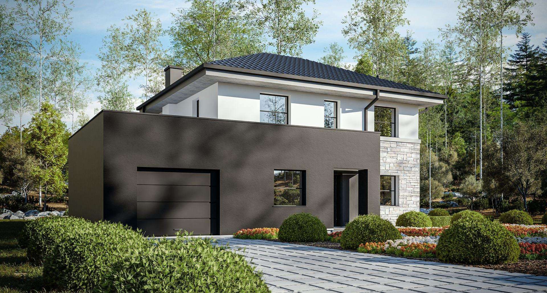 Casă cu etaj 121 mp utili, un dormitor, 2 băi