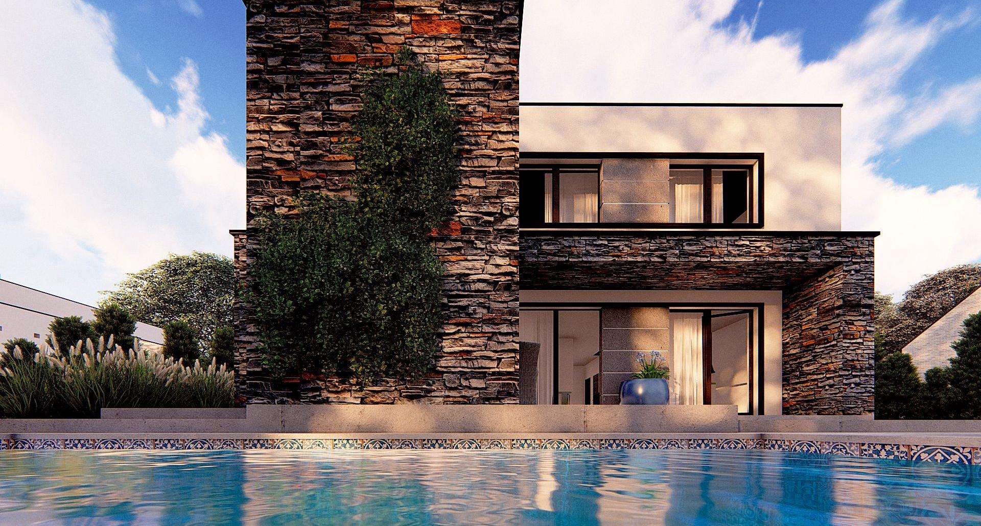Casă cu etaj 137 mp utili, un dormitor, 2 băi
