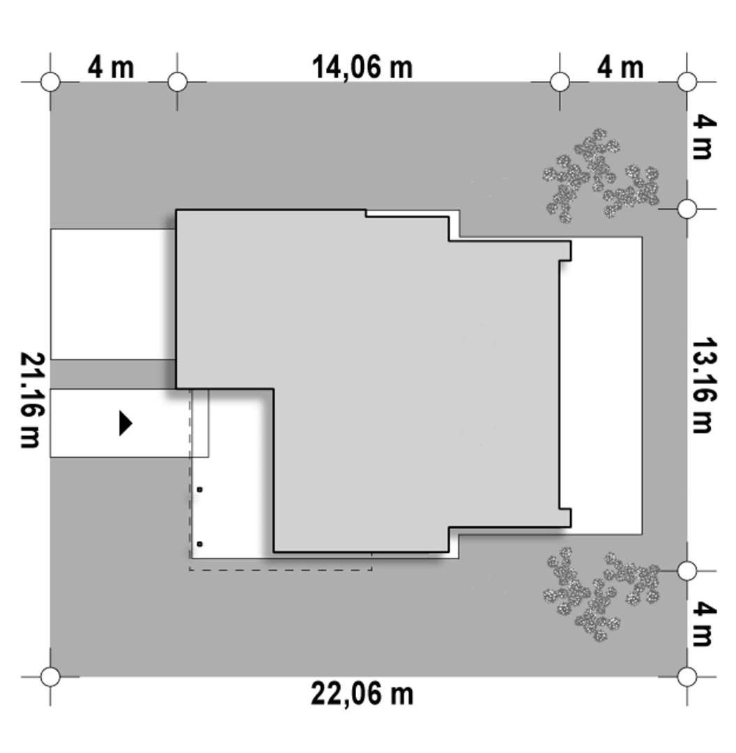 Plan amplasament Casă cu etaj 161 mp utili, un dormitor, 3 băi