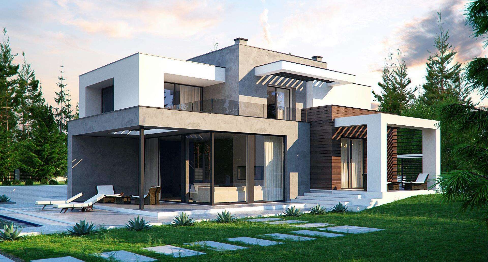Casă cu etaj 271 mp utili, un dormitor, 5 băi