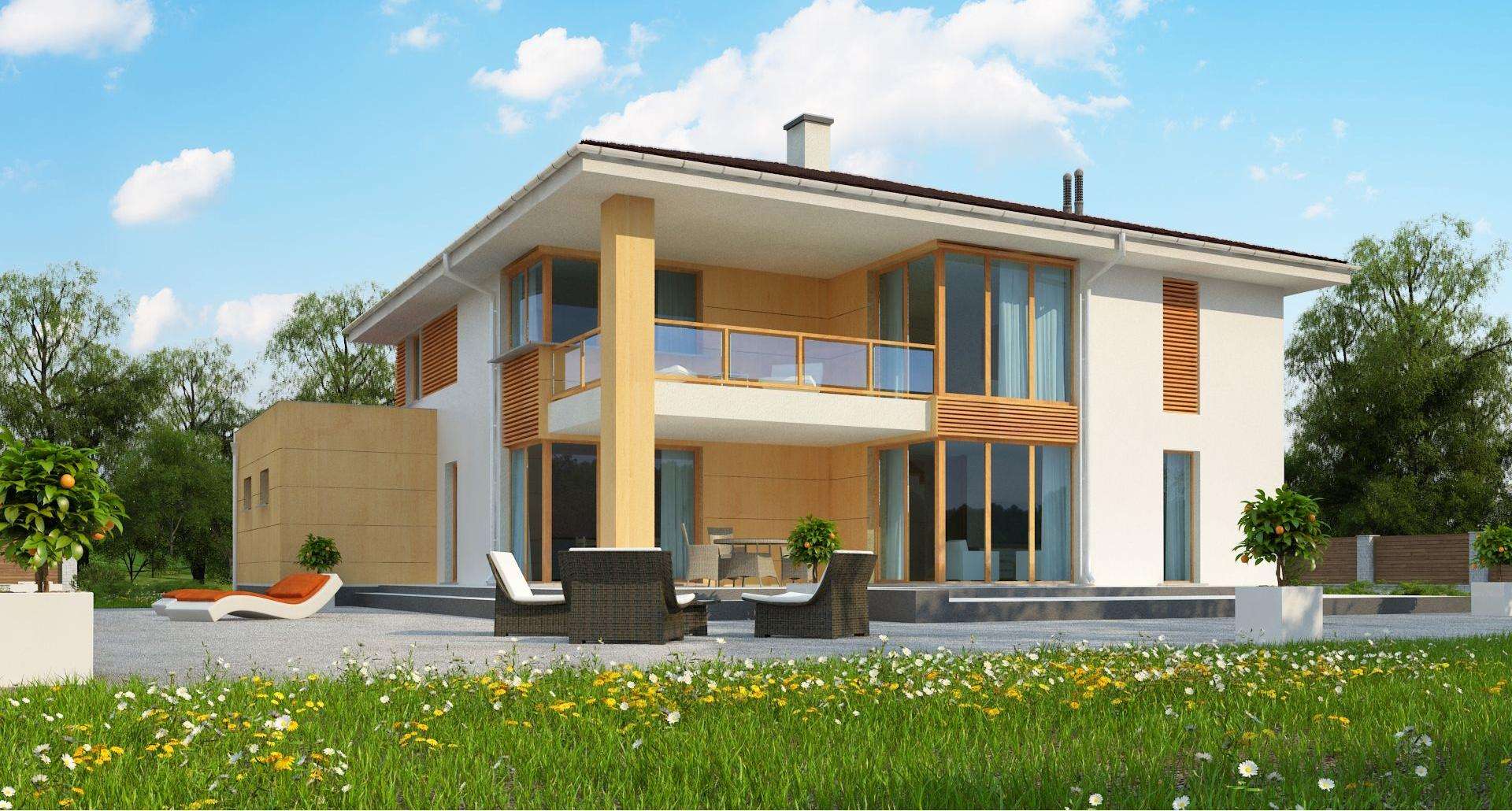 Casă cu etaj 240 mp utili, un dormitor, 3 băi