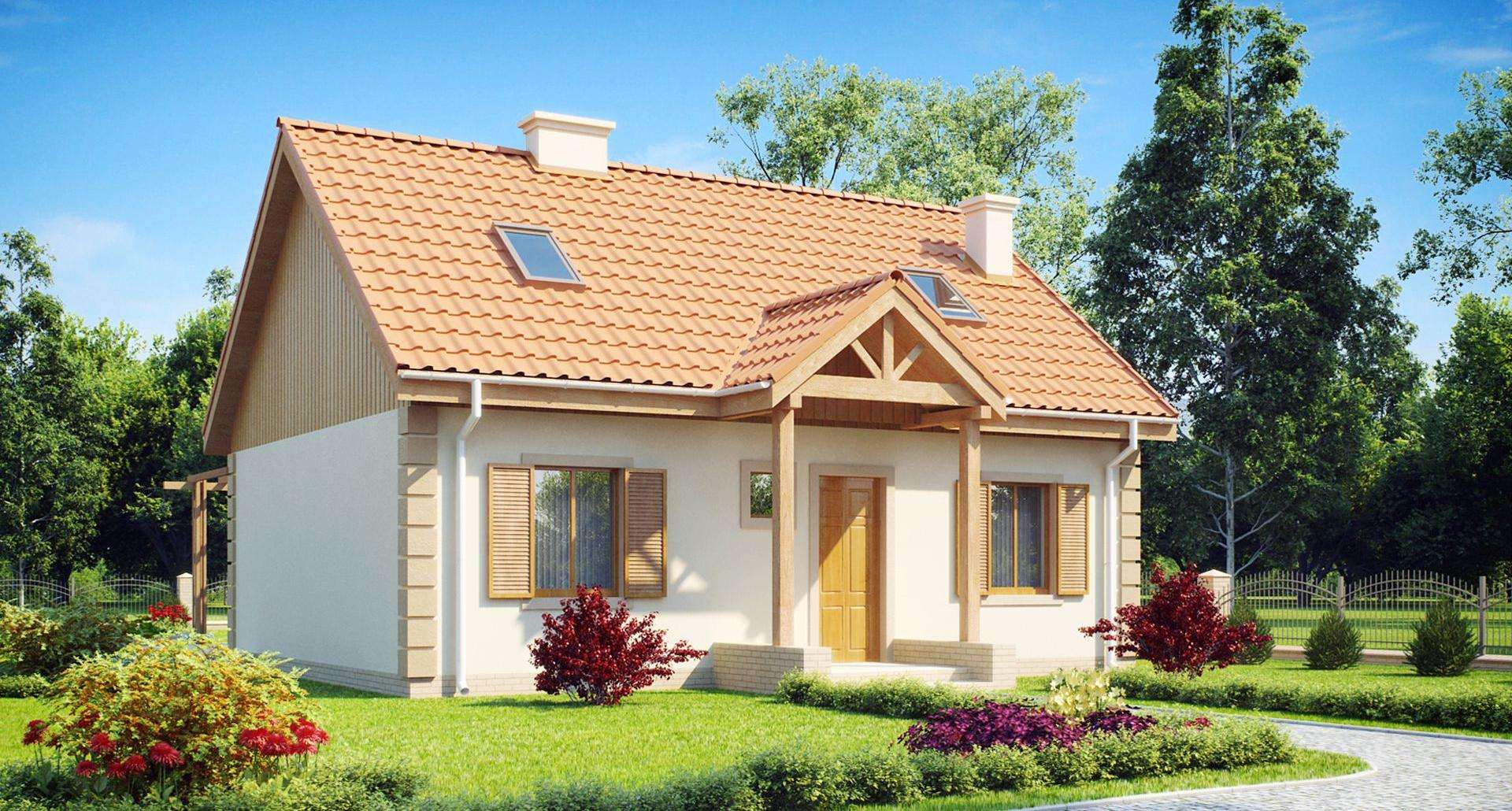 Casă cu mansardă 102 mp utili, un dormitor, 2 băi