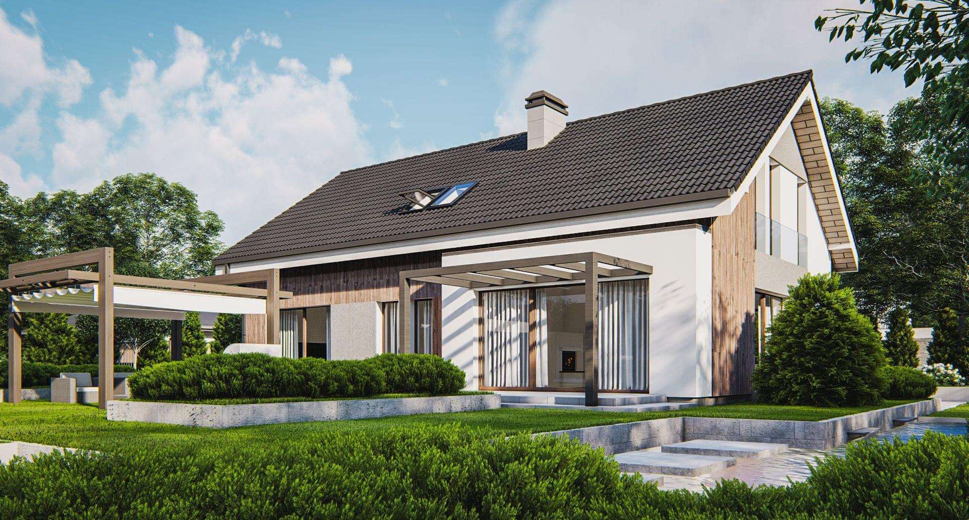 Casă cu mansardă 190 mp utili, un dormitor, 3 băi